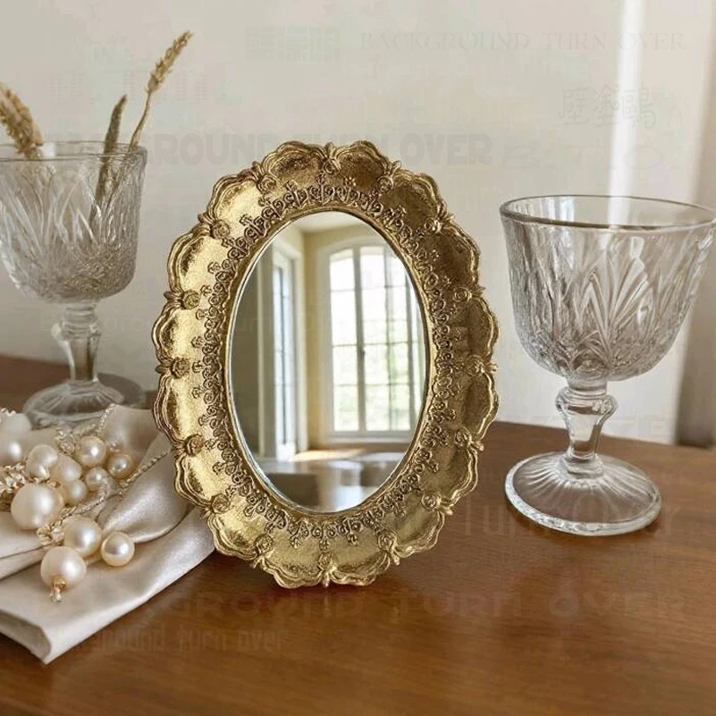 Vintage Baroque Victorian Ornate Giltwood Venetian Overmantel Cheval Distressed Gilded Patina Art Nouveau Mirror M009