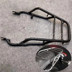 Motorcycle Rear Luggage Rack Carrier Shelf Fit For KAWASAKI W400 W650 W800 W 400 650 800 Black / Chrome Silver