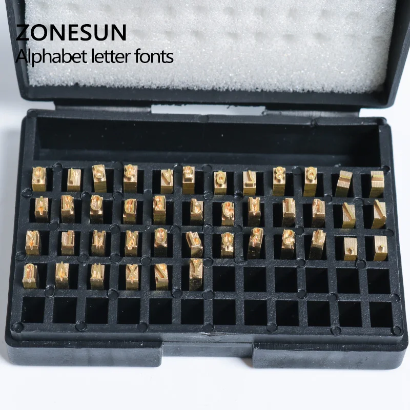 Zonesun-銅製リボンコーダー,文字と数字,0-9,日付プリンター,A-Z,ZY-RM5, ZY-RM5-E, ZY-RM5-E2