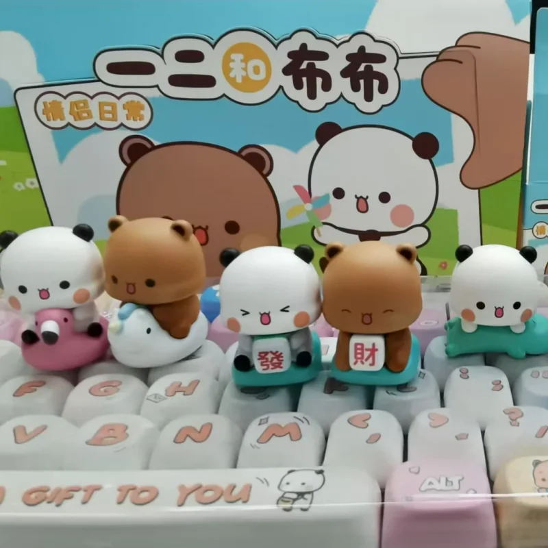 

New Original Anime Peripheral Doll Yier And Bubu V3 Couple Daily Series Blind Box Trendy Play Ornament Mystery Box Toys Gifts