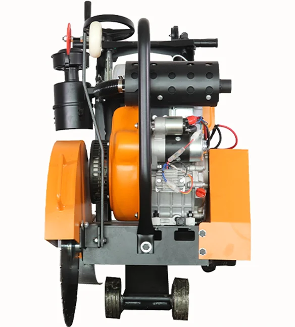 منشار أرضي خرساني احترافي معدات قطع الطرق الأسفلت لأعمال البنية البنية #4