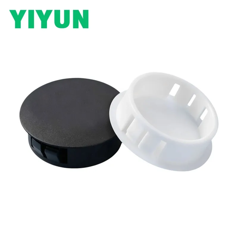 5-50PCS Nylon Plastic Snap‑in Hole Plug 5mm-60mm Round Push‑Fit Decorative Hole Cover Snap‑on Plug Plugs Dust‑Proof Hole Stopper