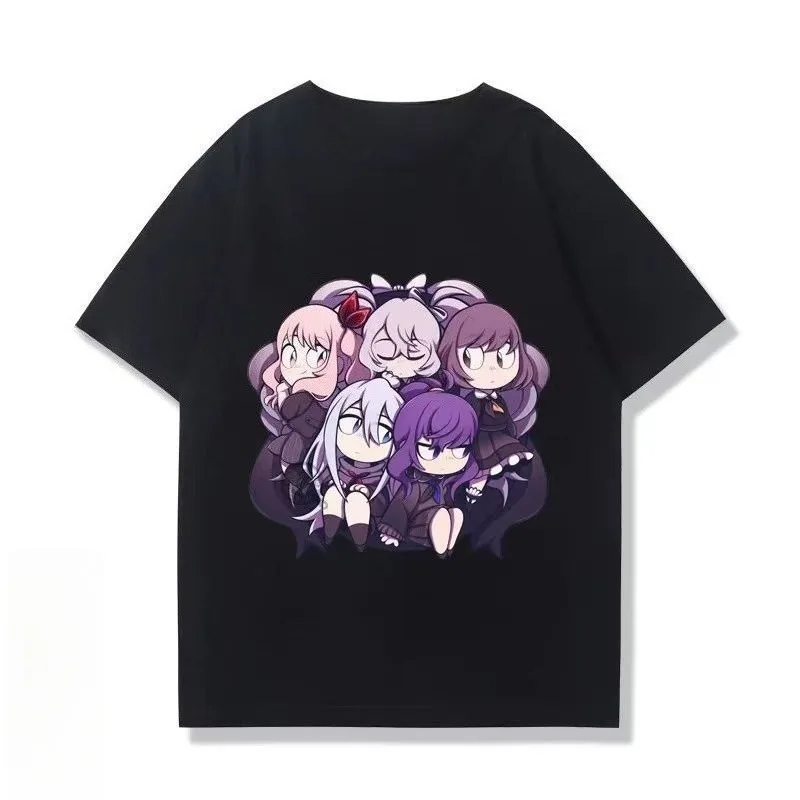 Project Sekai 25-ji Nightcord Stage Short Sleeve T-Shirt Men Women Unisex Anime Clothes
