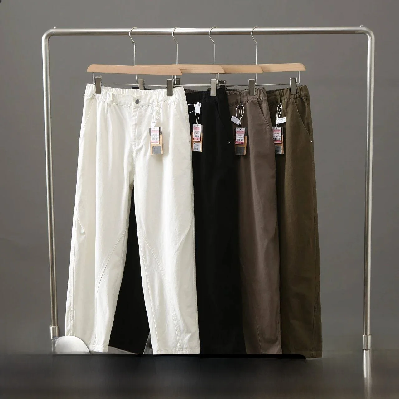 

s Прямые повседневные брюки! 3D пошив! Мужские универсальные повседневные брюки из чистого хлопка, дышащие, удобные