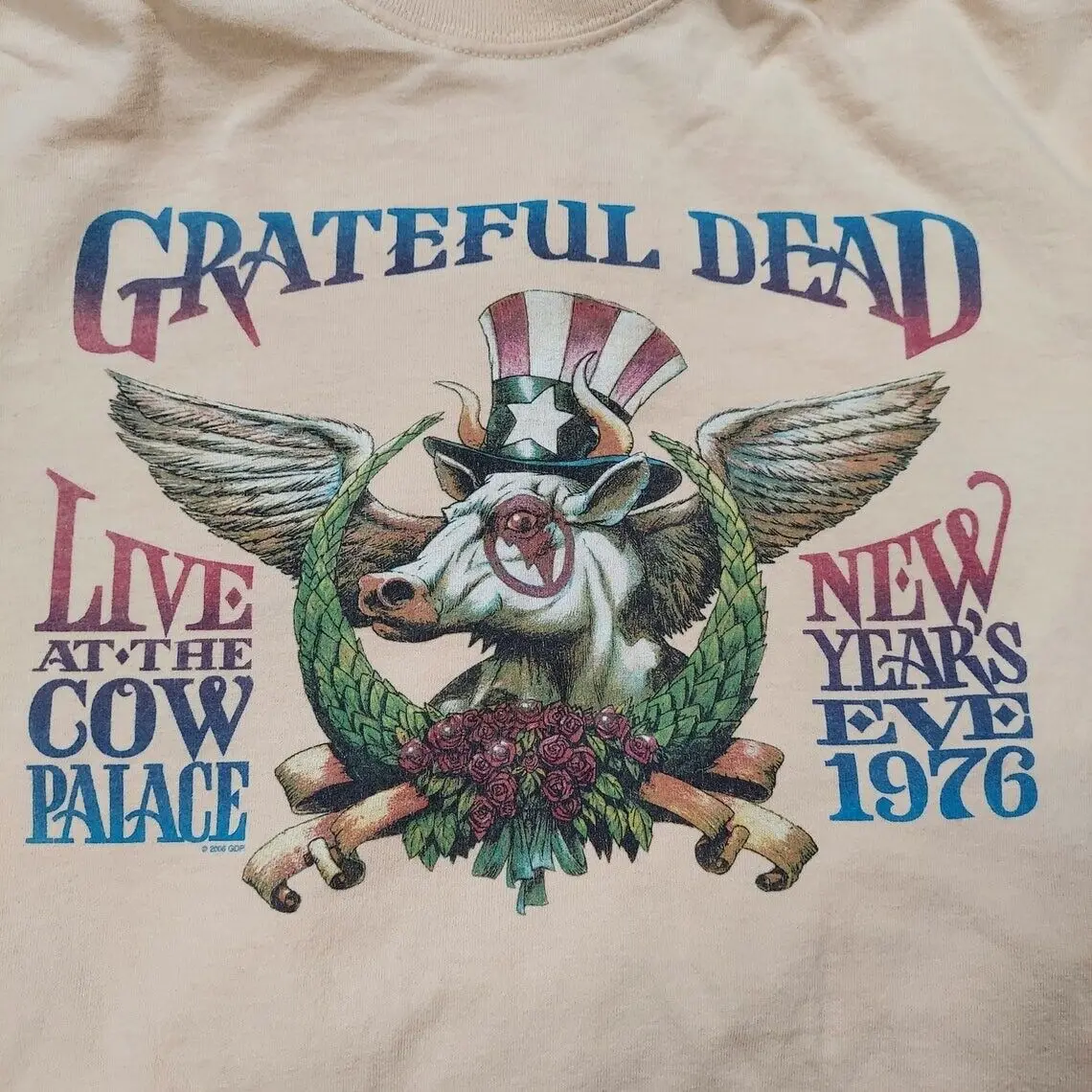 Jerry Garcia Live at the Cow Retro 90s T-shirt Gift For Fans Music