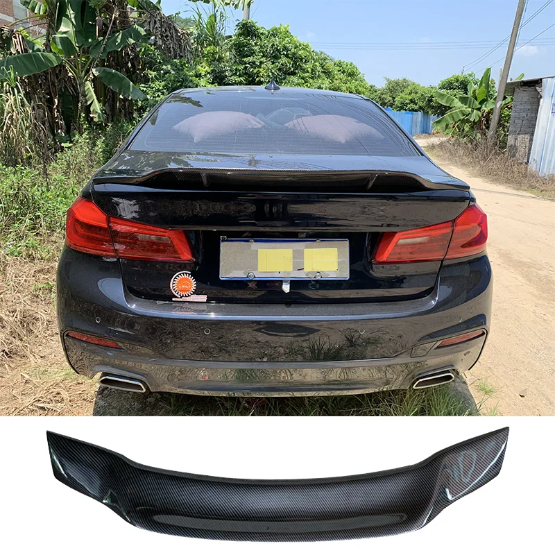 

Suitable for BMW 5 Series G30 G38 carbon fiber spoiler 2018 2019 2020 2021 trunk wing spoiler decorative car design