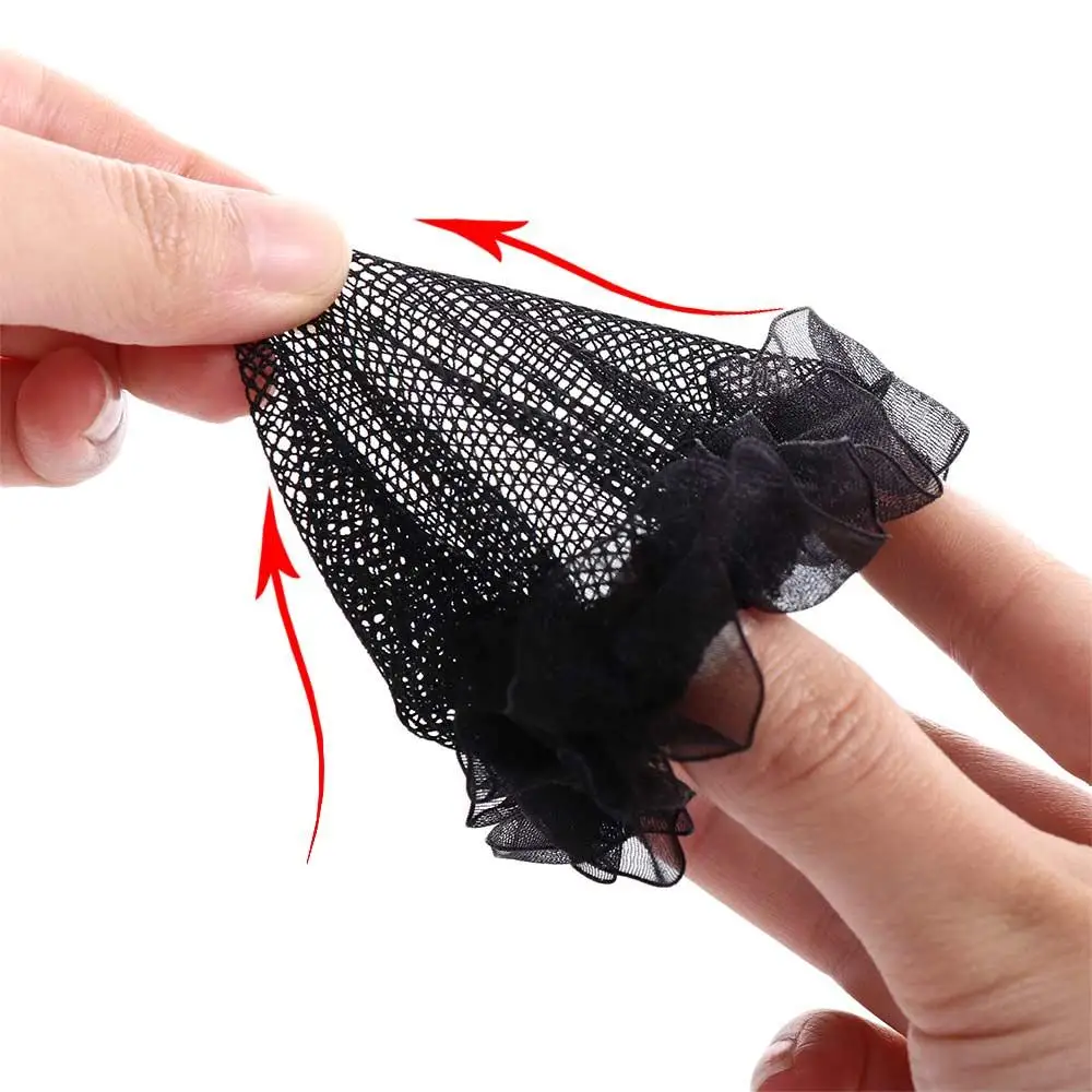 Rings For Women Hairbands Hollow Elastic Adjustable Girls Drawstring Snoods Hair Holder Ponytail Holder Ballet Bun Hair Nets