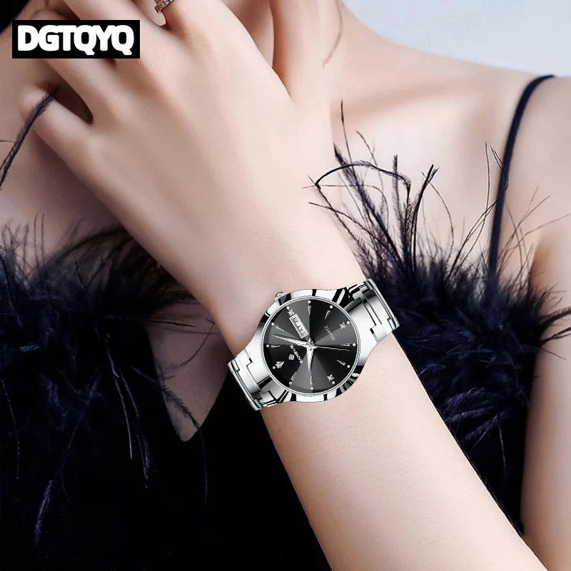 2026 Fashion Women's Watch Waterproof Luminous Elegant Weekly Calendar Exquisite Women's Quartz Wrist Watch relogios masculino