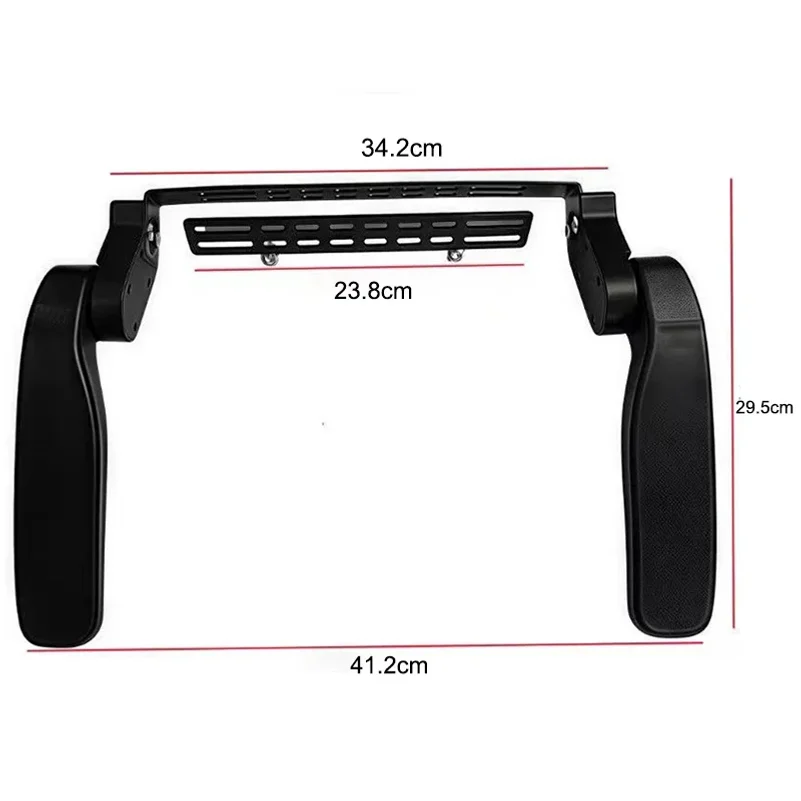 Picture 7: Universal Kids Safety Armrest For Motorcycle Rear Seat Foldable Design Tension Scooter Modification Accessories For Children