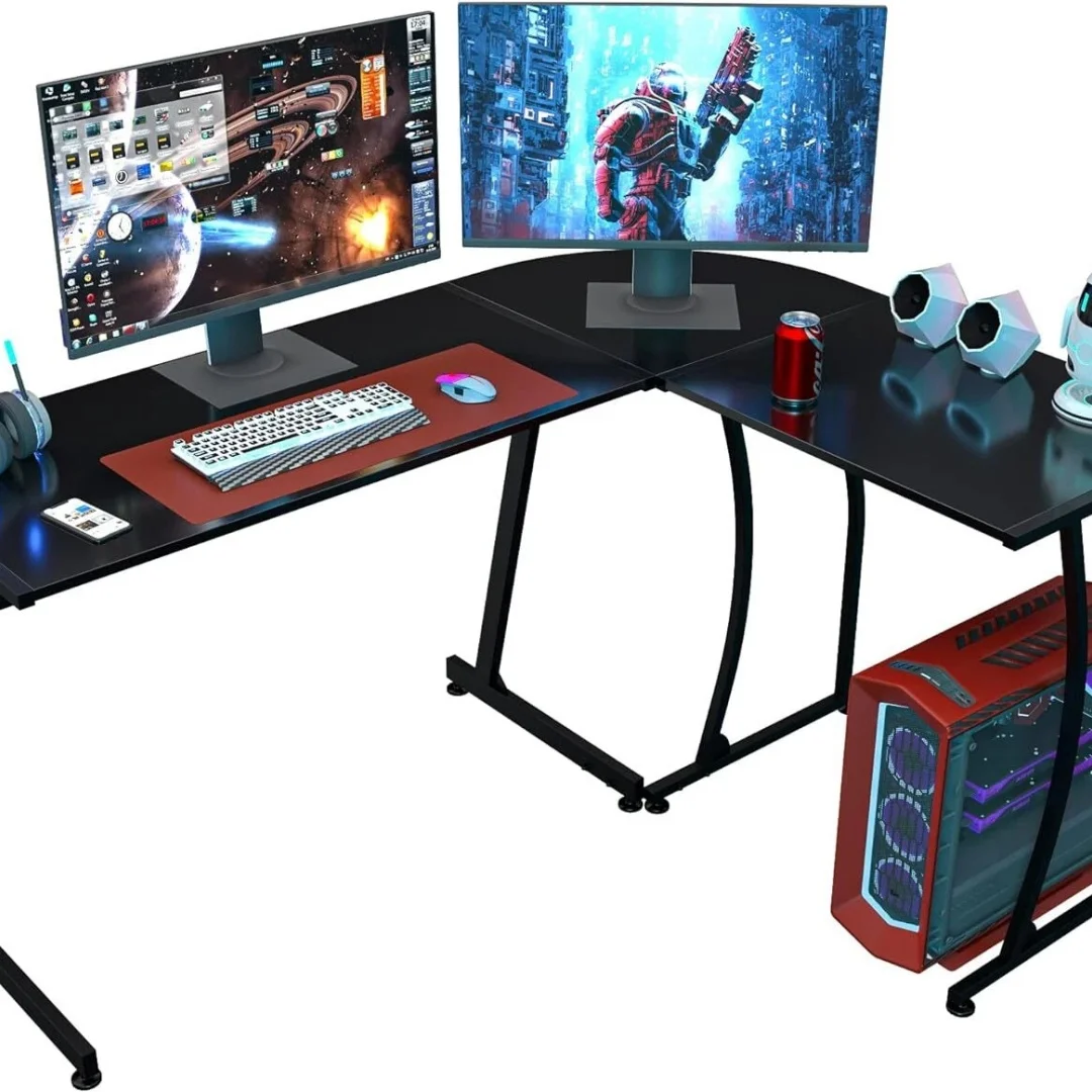 Aliexpress 58" L-Shaped Gaming Desk Corner Computer Desk PC Laptop Study Table Workstation - Aliexpress Deal