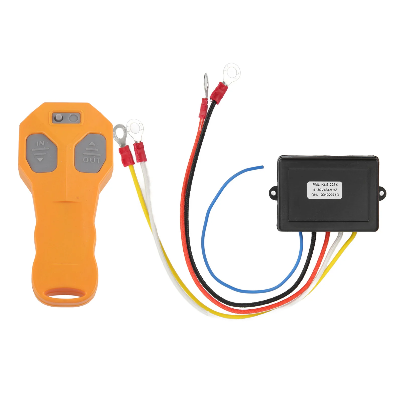 Wireless Winch Remote Control Kit Portable  Winch Remote Controller  with 434MHZ Receiver for ATV for Truck