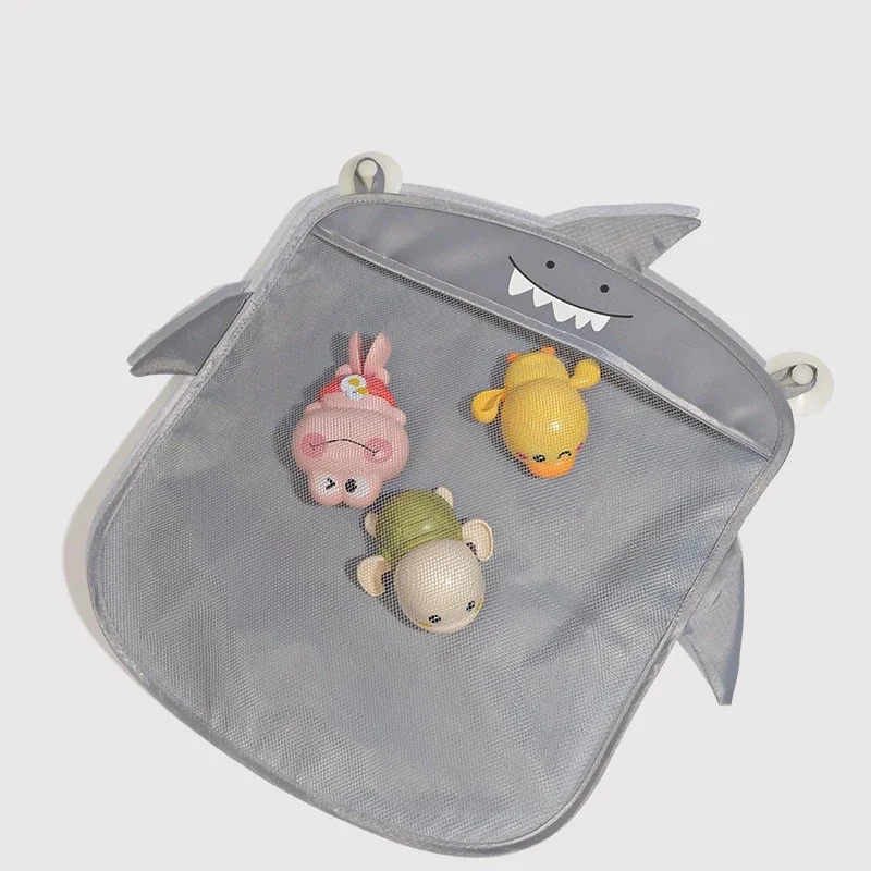 Baby Bath Toys Organizer Quick Dry Toddlers Mesh Net Bag for Bathroom Toy Storage Cartoon Shape Sand Beach Toys Storage Holder image 2