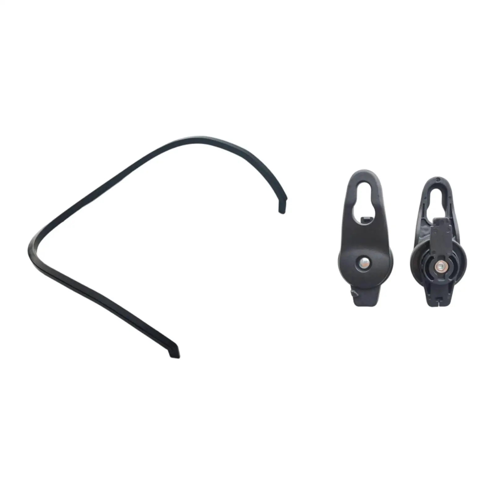 Stroller Awning Rod Easy to Install Fittings Replace Parts Durability Black