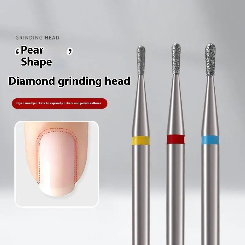 

1Pcs Flame Nail Drill Bits Diamond Milling Cutters For Manicure 3/32'' Pro Drill Tips For Nails Cuticle Remove Tools