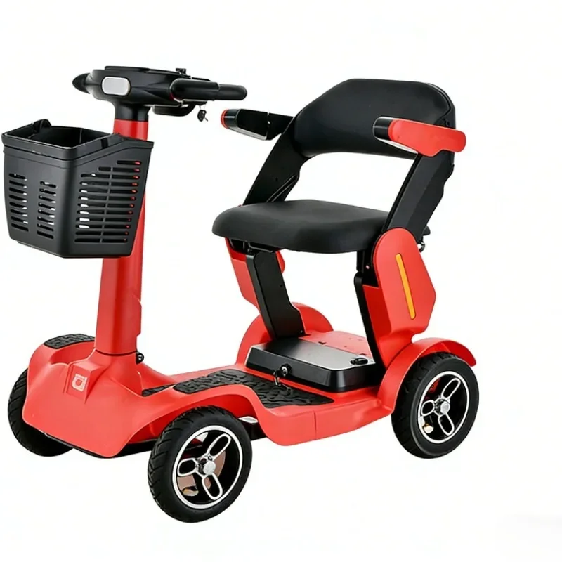 Elderly electric scooter household folding car four-wheeler tricycle battery car y