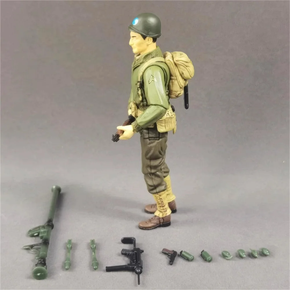 Te Koop 1/18e Ongeveer 3.75 Inch Wwii Serie Ons. Ranger Soldaat Pop Beweegbare Actiefiguur Cadeau Voor Fans Verzamelen Diy