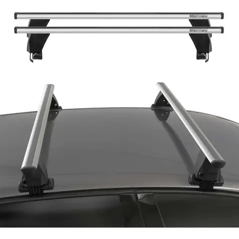 OMAC Roof Rack Cross Bars for Honda Accord 2018-2022 Lockable 110Lbs Aluminium Silver 2Pcs fits Cargo Carriers Kayak Canoe Bike