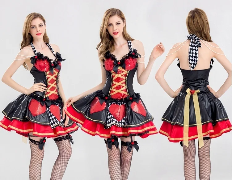 

Halloween Clothes Alice Queen Of Hearts Clothing Vampire Costume