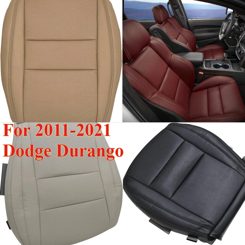 

1PCS PU Leather Car Replacement Seat Cushion Pad Front Seat Protector Mat Cover for 2011-2021 Dodge Durango，Interior Accessories
