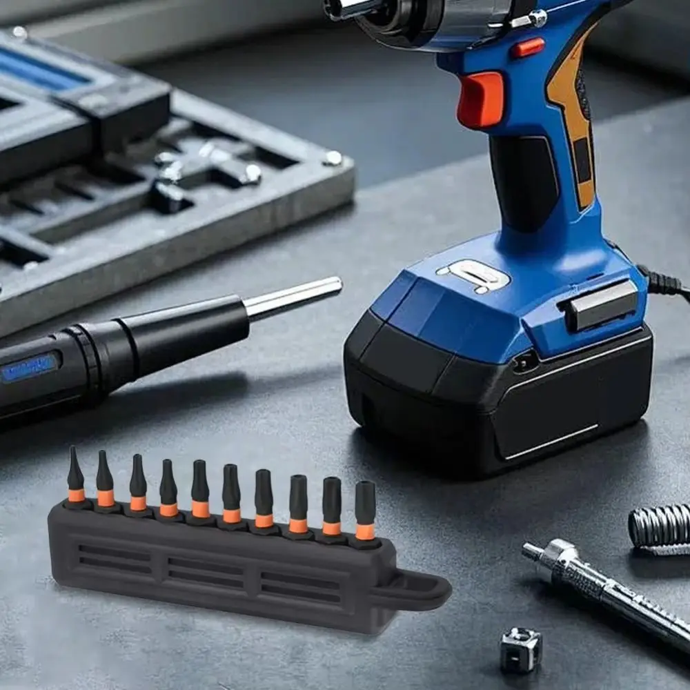 

Органайзер для хранения отверток с карабином, портативный пластиковый держатель для отверток, держатель хвостовика, стойка для отверток