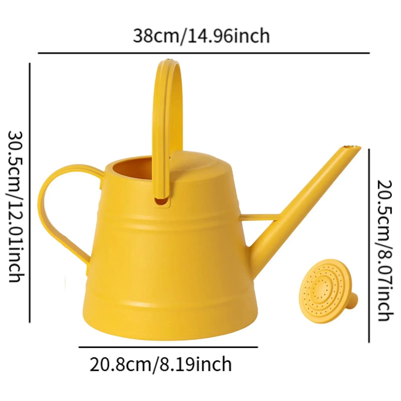 Konewka z długim dzióbkiem do pielęgnacji roślin, z odłączanym rozpylaczem, narzędzie ogrodnicze