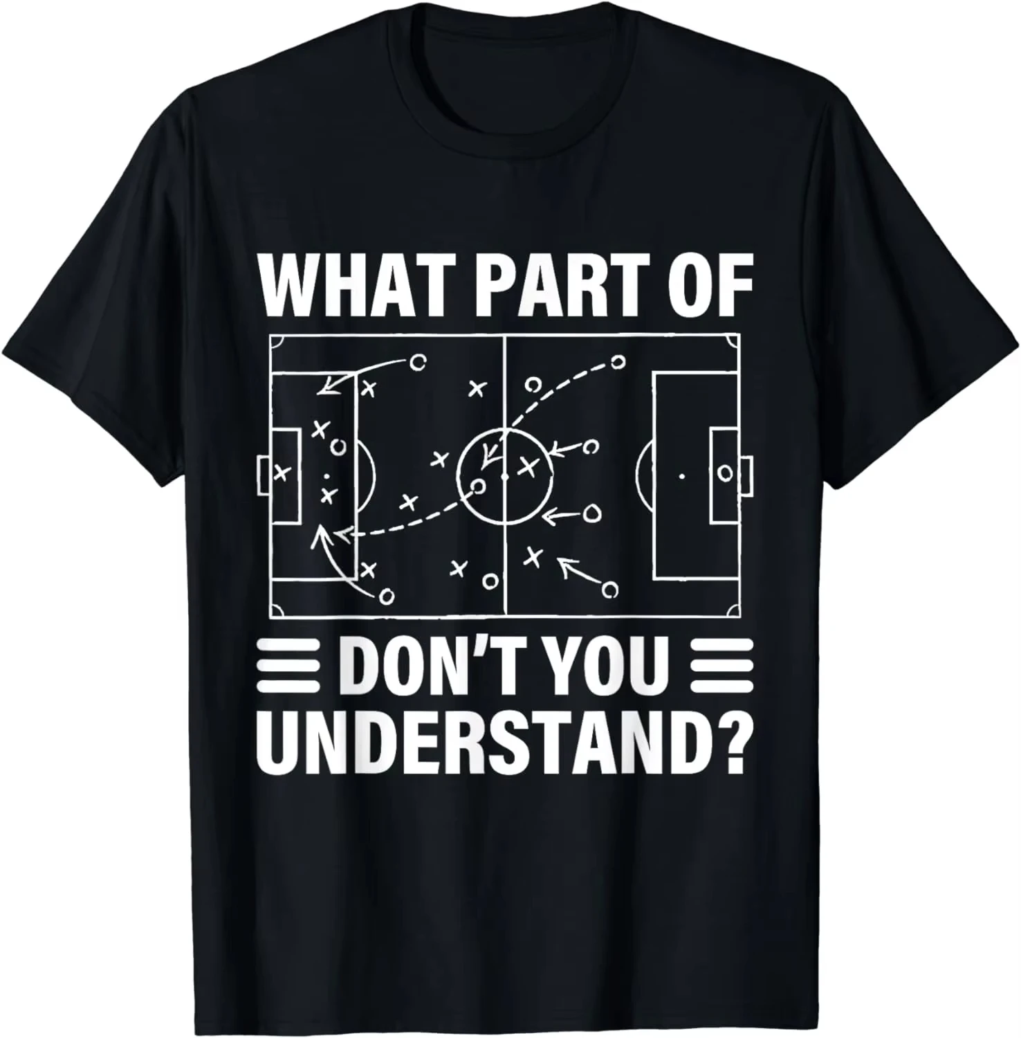 Fashion Graphic Birthday Gift Funny What Part of Soccer Don't You Understand Soccer Coach T-Shirt Streetwear Graphic T Shirts