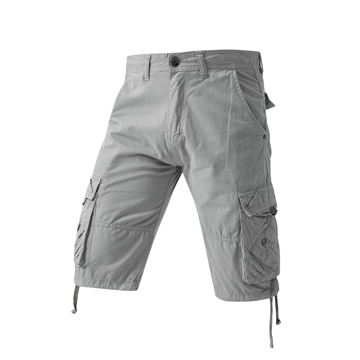 2026 New Fall American Retro Workwear Shorts with Multiple Pockets and Washed Look - Men's High-Quality Shorts