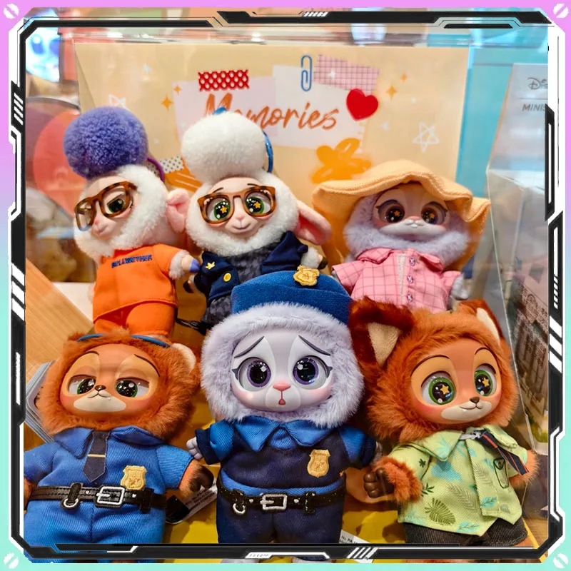 

Genuine MINISO Zootopia Pendant Blind Box Kawaii Cute Dolls Mystery Box Action Figure Collection Ornament Toys Birthday Gift