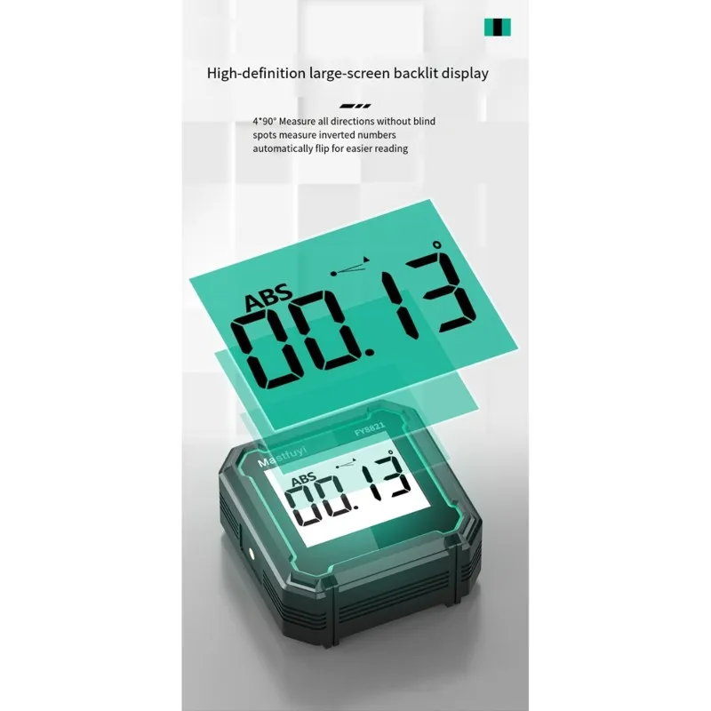 【HOUSEHOLD GOODS】Mastfuyi High Precision Digital Inclinometer-Multi-Function Magnetic Angle Measuring Device With Laser Leveling