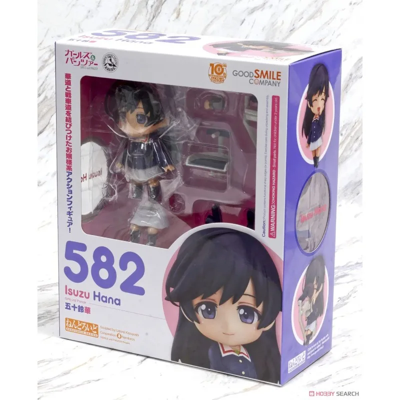 

Original Genuine Good Smile Company Action/Dolls Nendoroid (#582) Girls und Panzer Isuzu Hana Anime Character Figure Decoration