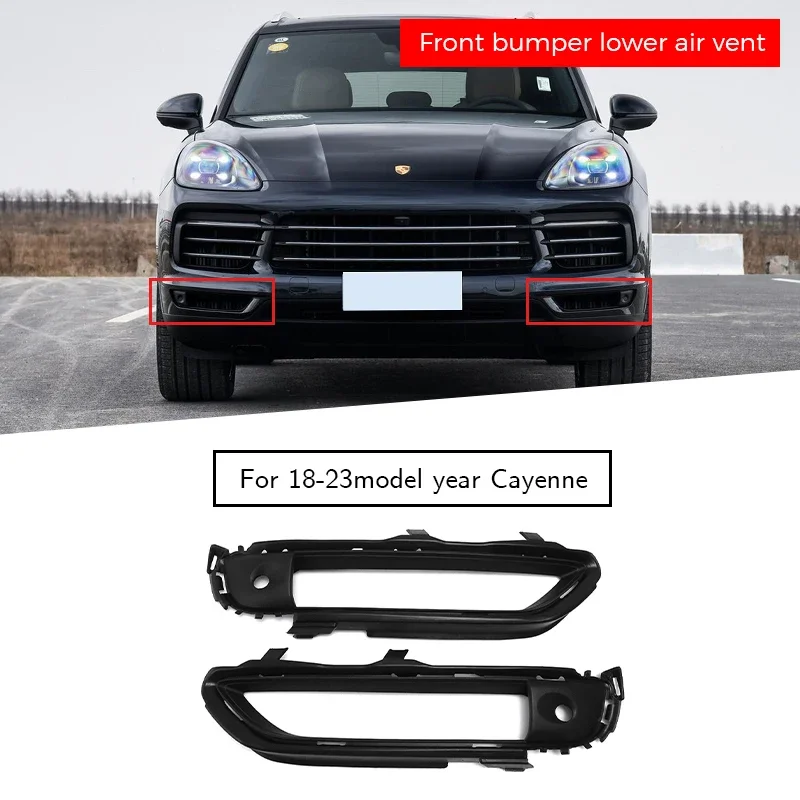 9Y0807675OK1 9Y0807676OK1 Front Bumper Lower Air Vent for Porsche Cayenne 9Y0.1 2018-2023