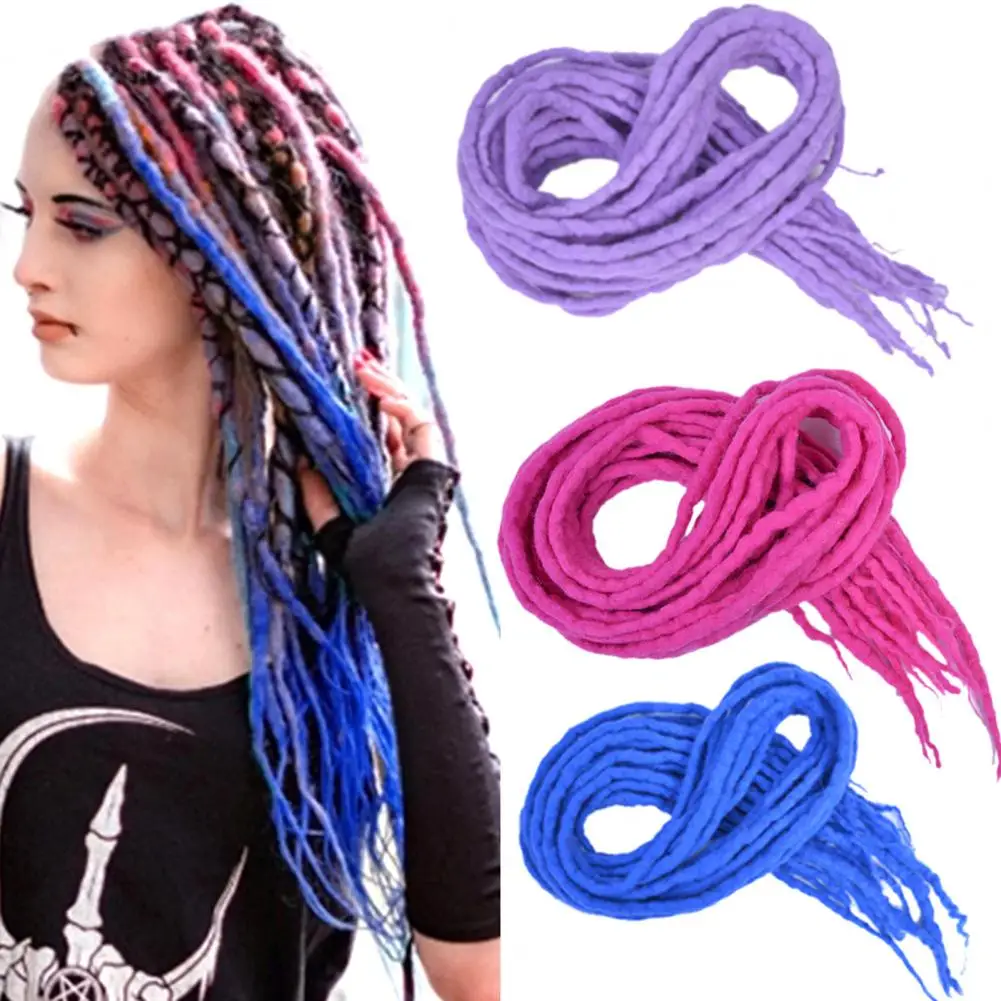 1 Bag Fashion Dreadlock Extensions  Comfortable Tear-resistant Dreadlocks  Multiple Colors Dreadlock Extensions