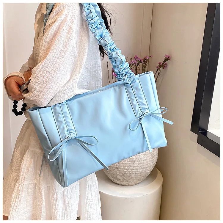 Fashion large capacity cute casual 2024 spring/summer new simple senior sense shoulder bag