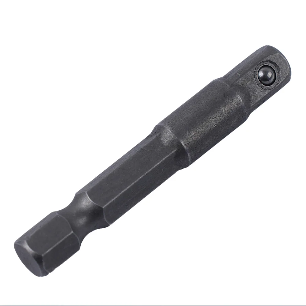 2Pcs Socket Adapter Converter 1 4inch Hex Shank Drive Extension Rod Wrench Spanner Drive Converter Quick Release Tool