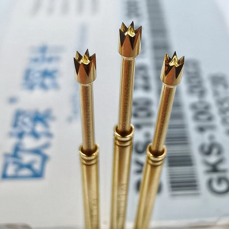 100Pcs 1.7MM Test Pin 1.3 Seven-jaw 100MLI Probe GKS100225130A*000