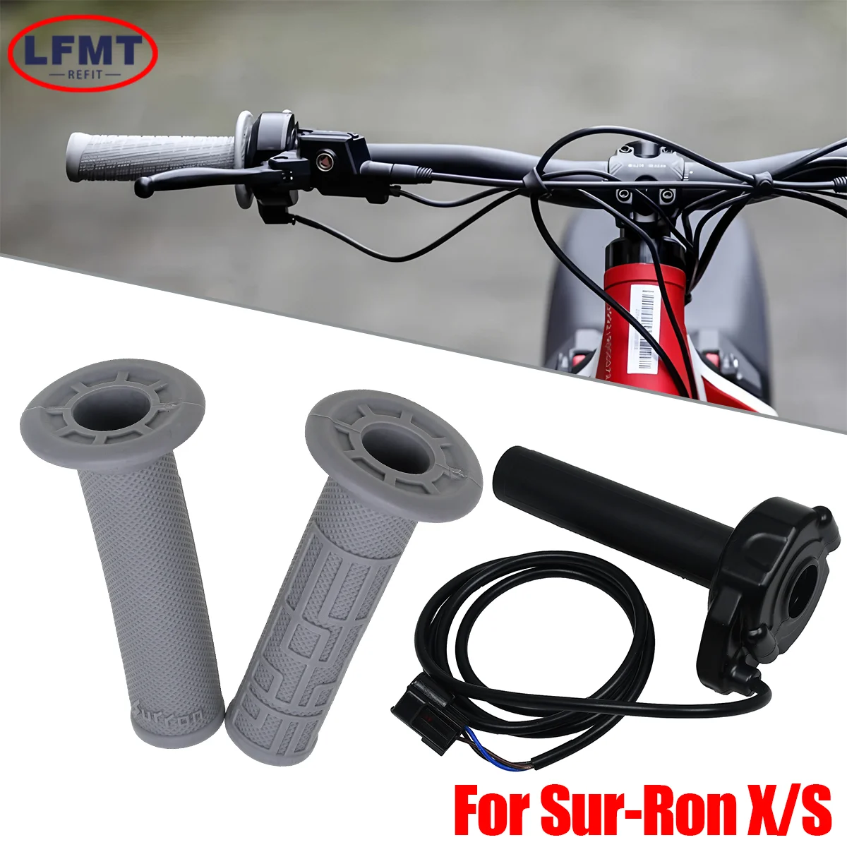 Einfach zu installierender, empfindlicher Gasgriff, Ersatzteile für SurRon Light Bee X S Offroad-Bike-Zubehör