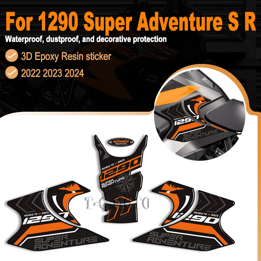 

Motorcycle Protection Fuel Tank Pad Protective Decal Stickers For 1290 Super 1290 SUPER Adventure R S 2022 2023 2024