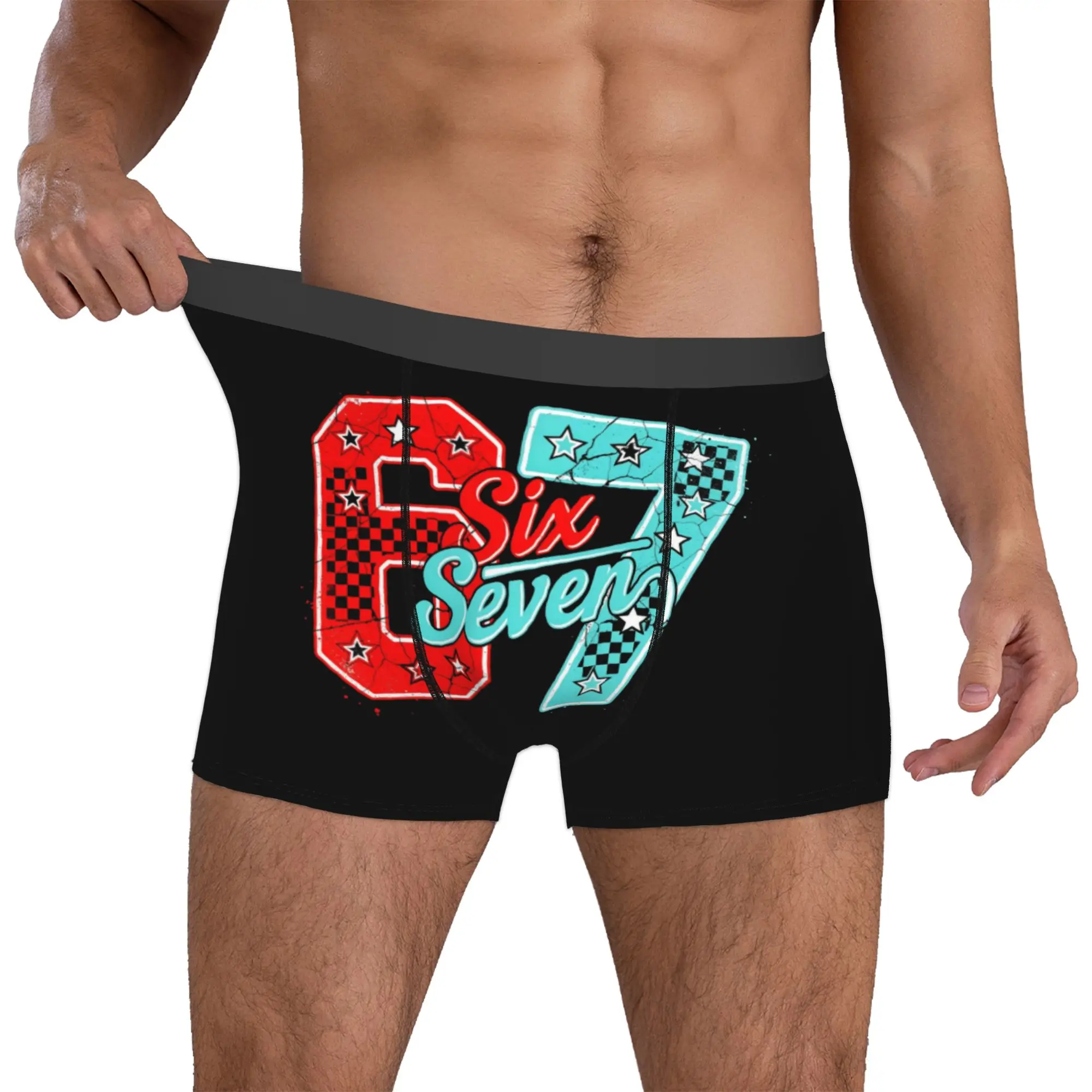 

Custom Male Cool Funny Sixty Seven Underwear Boxer Briefs Stretch Shorts Panties Underpants