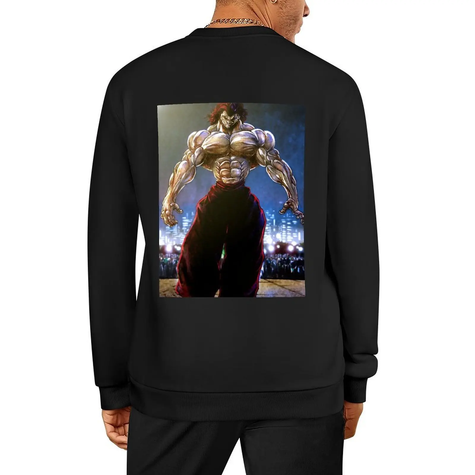 

yujiro hanma Pullover korean style clothes winter clothes men wear men's winter sweater new hoodies and sweatshirts