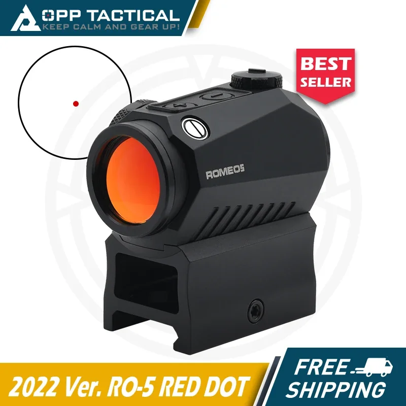 

Upgraded Version RO-5 1X20mm IPX7 Waterproof Red Dot Sight with Motion-Activated Illumination for Rifles Full Original Markings