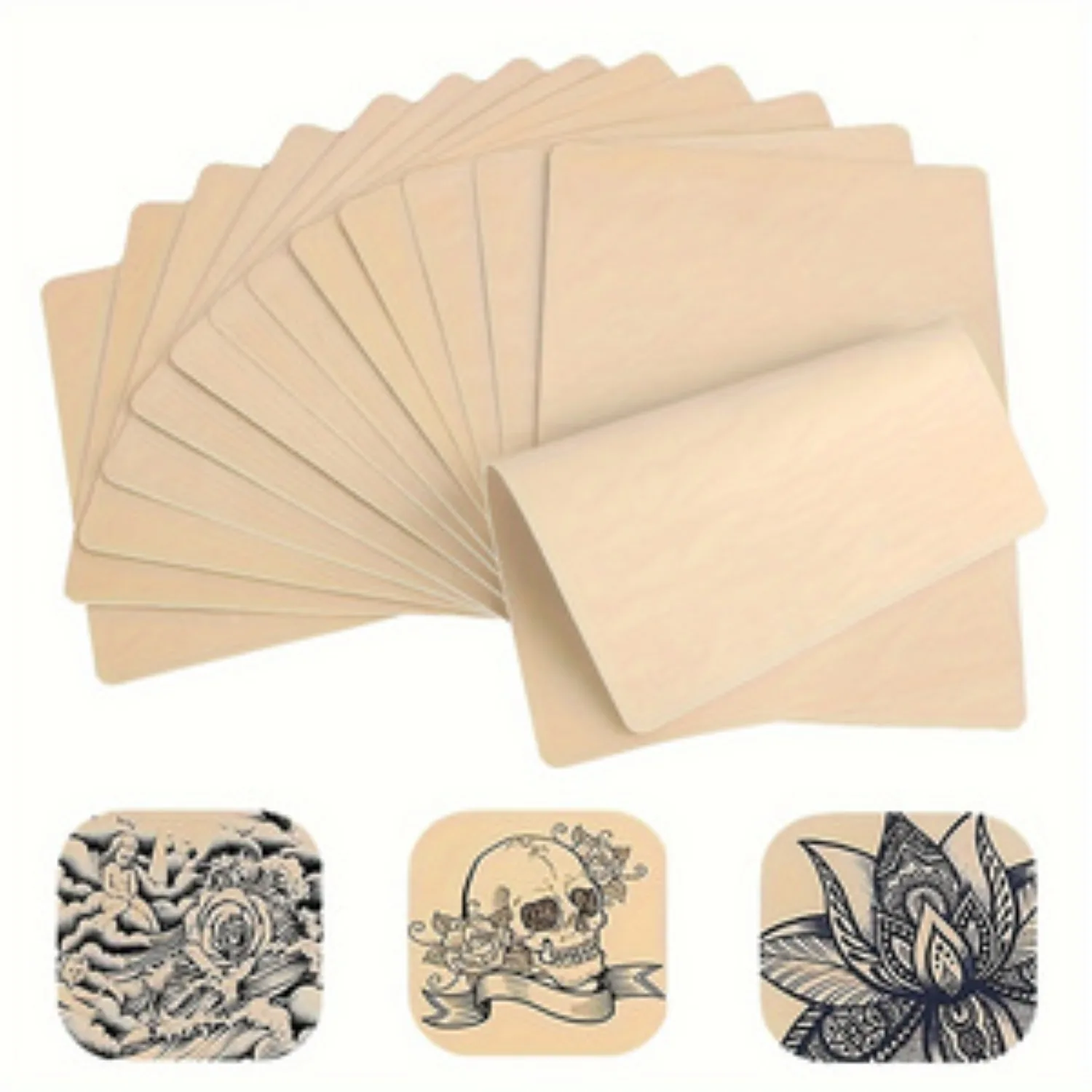 5PCS Silicone Tattoo Practice Skin Double Fake Tattoo Skin Permanent Makeup Tattoo Beginner Practice