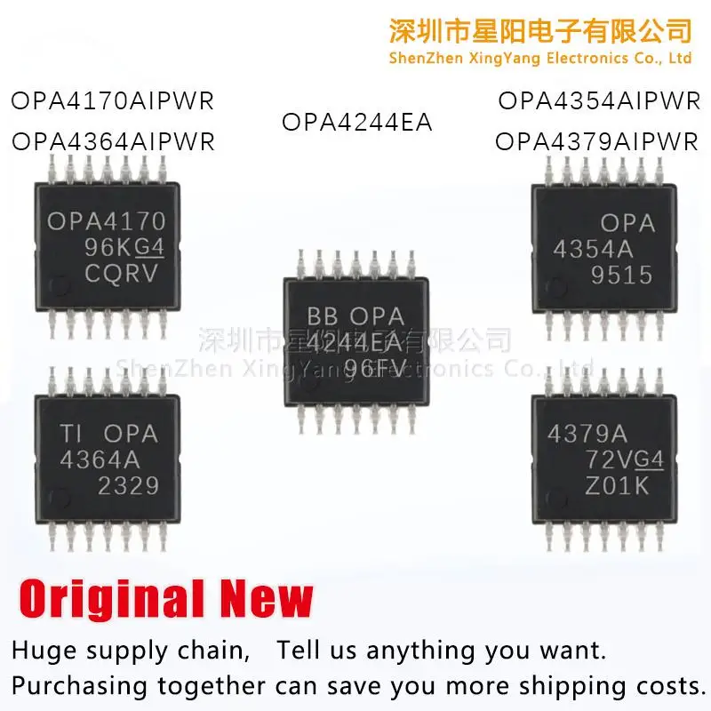Новый оригинальный OPA4244EA OPA4170 / OPA4364 / OPA4379 / OPA4354AIPWR spot