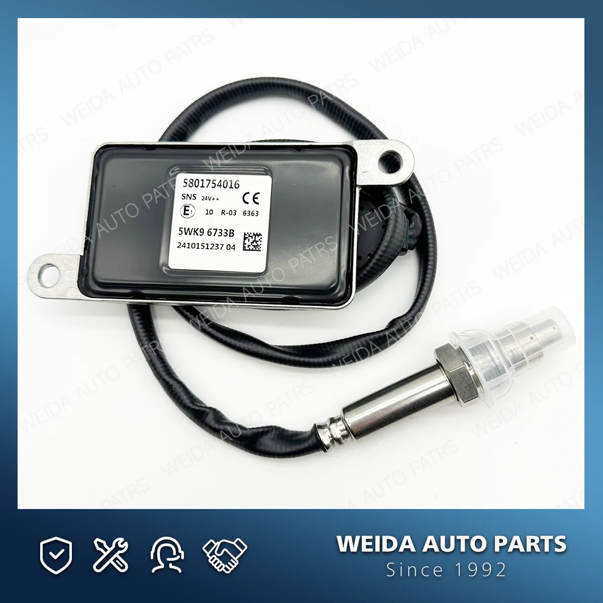 

5801754016-5WK96733B 5WK9 6733 5WK96733B 5WK96733A 5WK9 6733A Nitrogen Oxygen Sensor 24V For IVECO Trucks Nox Sensor