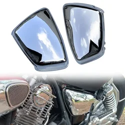 Motorcycle Chrome Battery Side Fairing Cover Right Left Guard Protector For Yamaha XV700 750 1000 1100 Virago 1984-Up