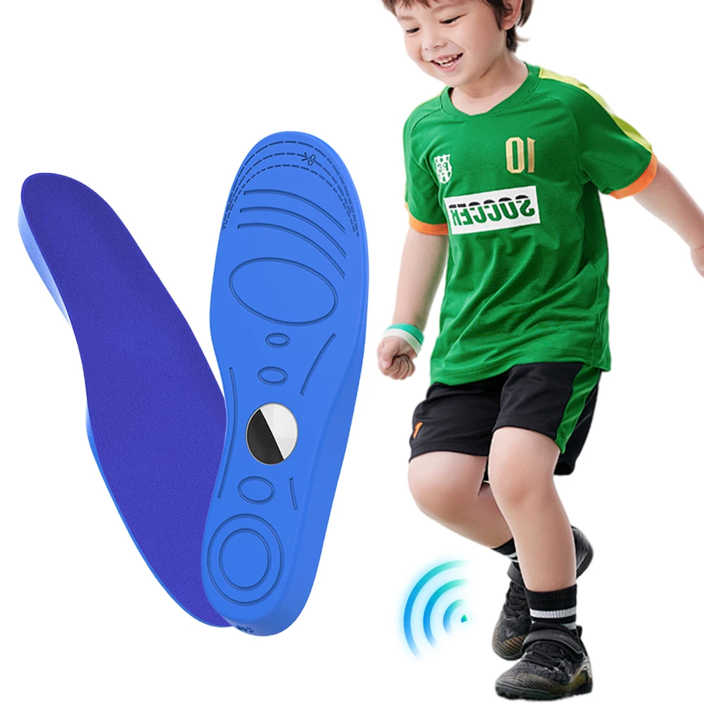 Insoles for Airtag Tracking Devise Hidden Holder Comfortable Securely Mounted Shoe Inserts Tracker Insoles for Kids and Child