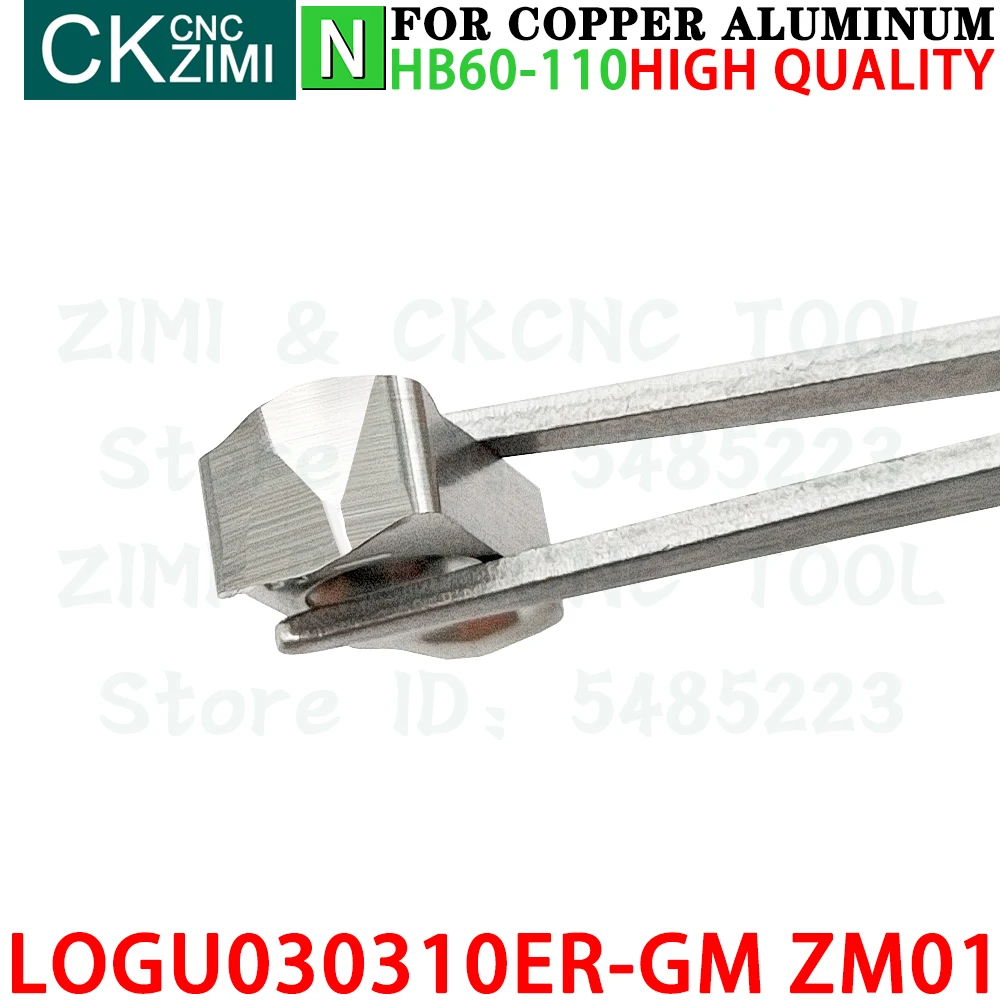 LOGU030310ER-GM ZM01 LOGU 030310 ER GM Carbide Inserts Fast Feed Milling Inserts Tools CNC Mechanical Metal Lathe Milling Tools