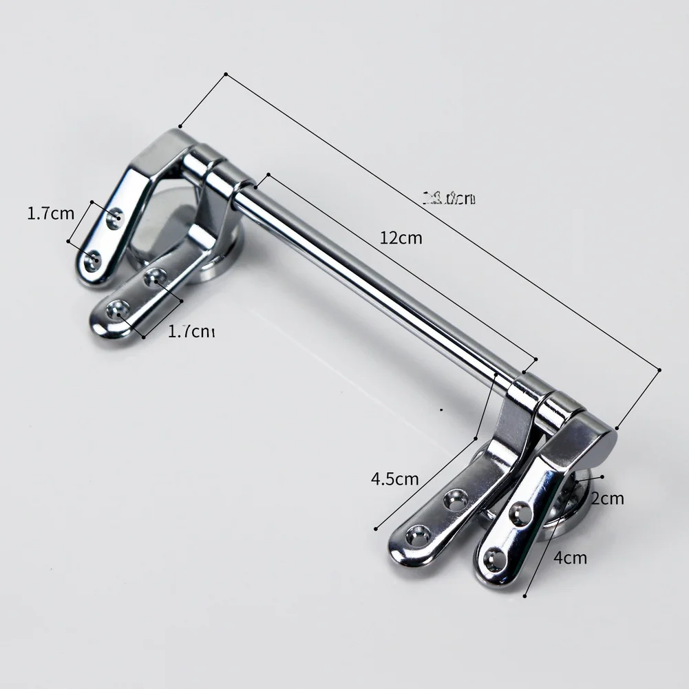 Zinc Alloy Toilet Seat Hinge Replacement Connecting Rod Designed for Standard Seat Compatibility and Durability