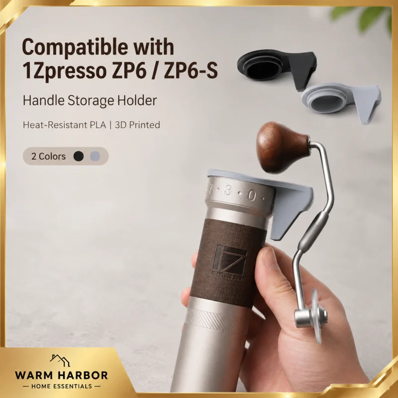 Compatible With 1zpresso Zp6-S Manual Coffee Grinder Hand Crank Handle Storage Accessory Tool For Home Cafe Barista Coffee Setup