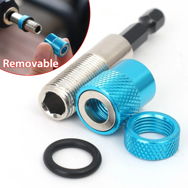 1/6x Hex Shank Magnetic Screwdriver Bit Holder Adjustable Screw Depth Extension Bar 1/4 Inch Power Drill DIY Tool Quick Release