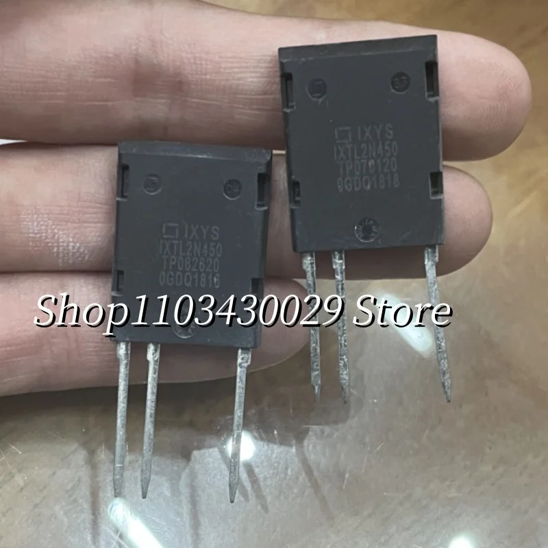 2Pcs New and Original IXTL2N450 ISOPLUS i5-Pak 2A 4500V N-Channel High Voltage MOSFET Power Tube